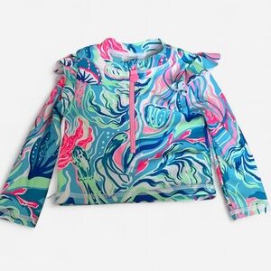 Tommy Bahama Baby Colorful Coastal Sea Rash Guard Swim Top in Size 12 Months